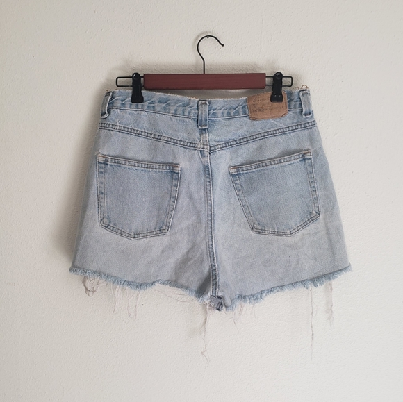 HLD Vintage 90s Trashed Denim Shorts - Picture 7 of 10